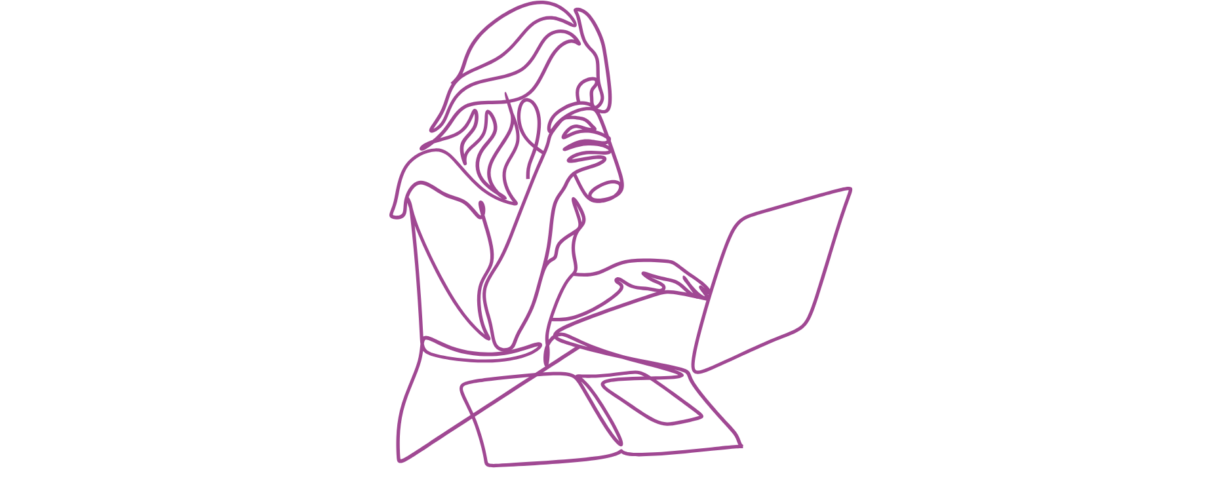 Workation starke unabhängige Frauen