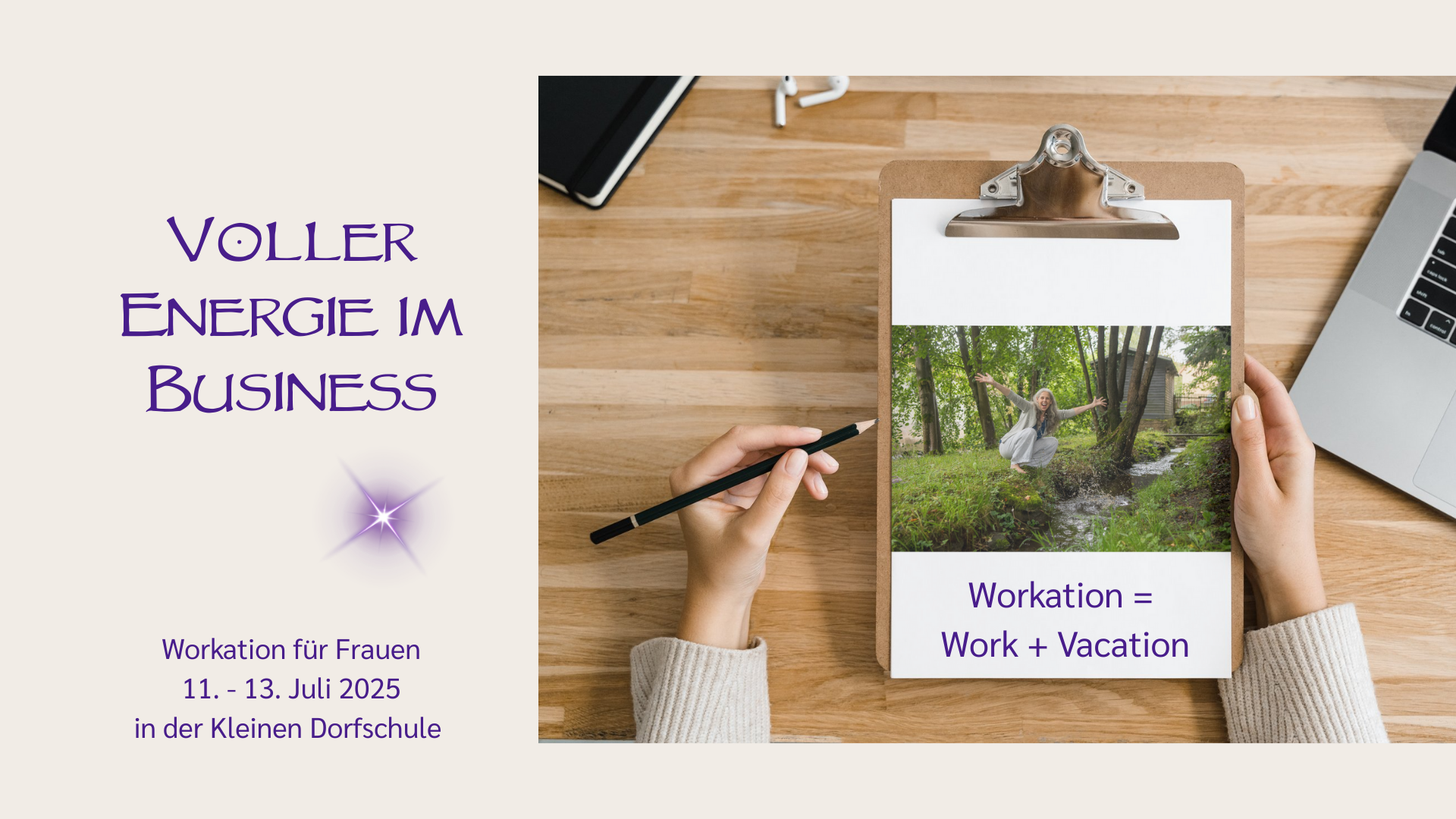 Workation Frauen Energie im Business